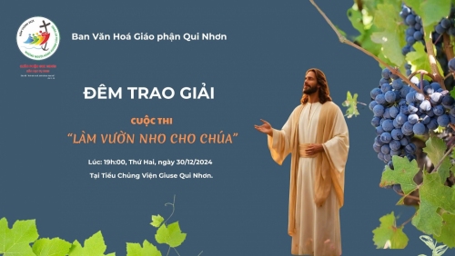 Đêm trao giải cuộc thi "Làm Vườn Nho Cho Chúa 2024"