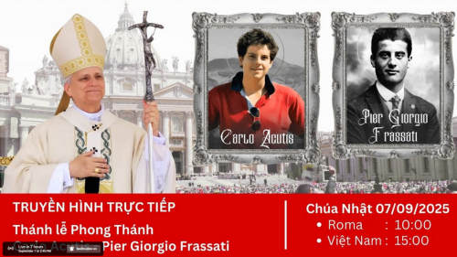 Truyền hình trực tiếp: Thánh lễ phong thánh cho Carlo Acutis và Pier Giorgio Frassati