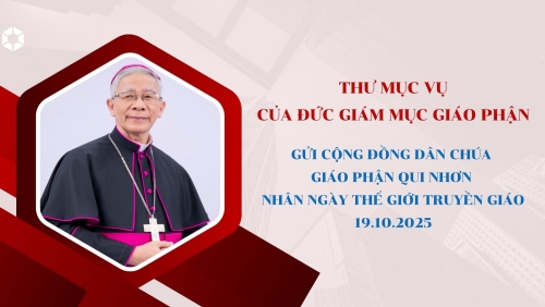 Thư mục vụ của Đức Giám mục Giáo phận nhân ngày thế giới truyền giáo năm 2025