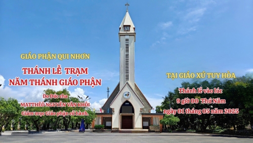 Trực tuyến thánh lễ trạm Năm Thánh 2025 tại Giáo xứ Tuy Hòa, ngày 01/05/2025