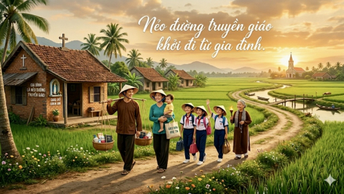 Chút suy tư về nẻo đường truyền giáo khởi đi từ gia đình