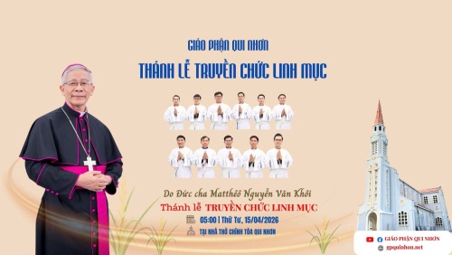 Thánh lễ truyền chức linh mục Giáo phận Qui Nhơn năm 2026