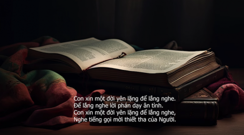 Bài thánh ca của nhạc sĩ Sơn Ca Linh: Một đời yên lặng để lắng nghe