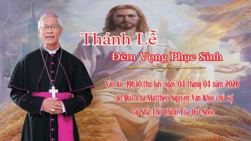 Trực tiếp Thánh lễ Vọng Phục Sinh năm 2026 tại Nhà thờ Chính Tòa