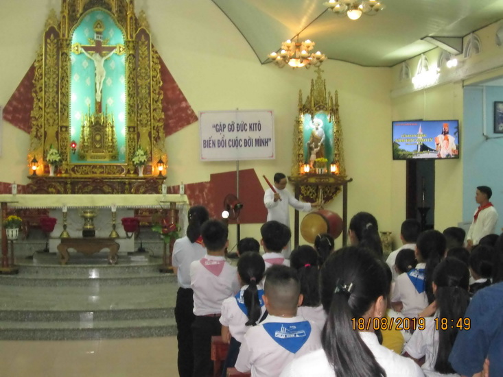 Giáo xứ Ghềnh Ráng khai giảng năm học giáo lý 2019-2020