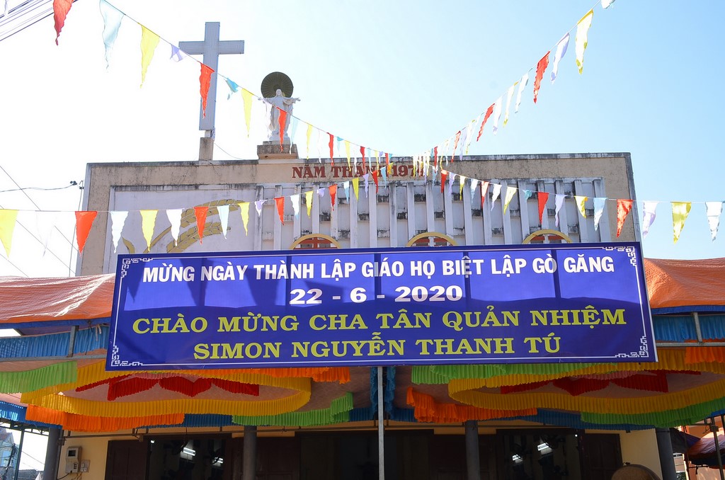 Thánh lễ thành lập giáo họ biệt lập Gò Găng và bổ nhiệm cha quản nhiệm