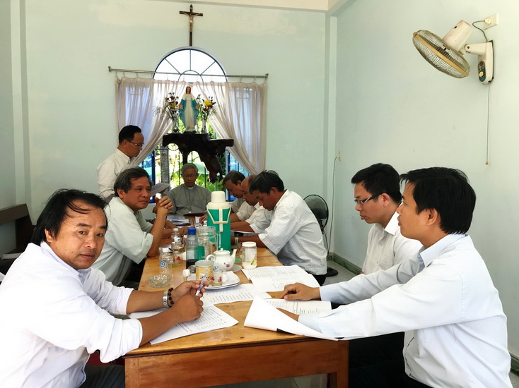 Giáo hạt Gò Thị tĩnh tâm tháng Bảy tại nhà thờ Vườn Vông