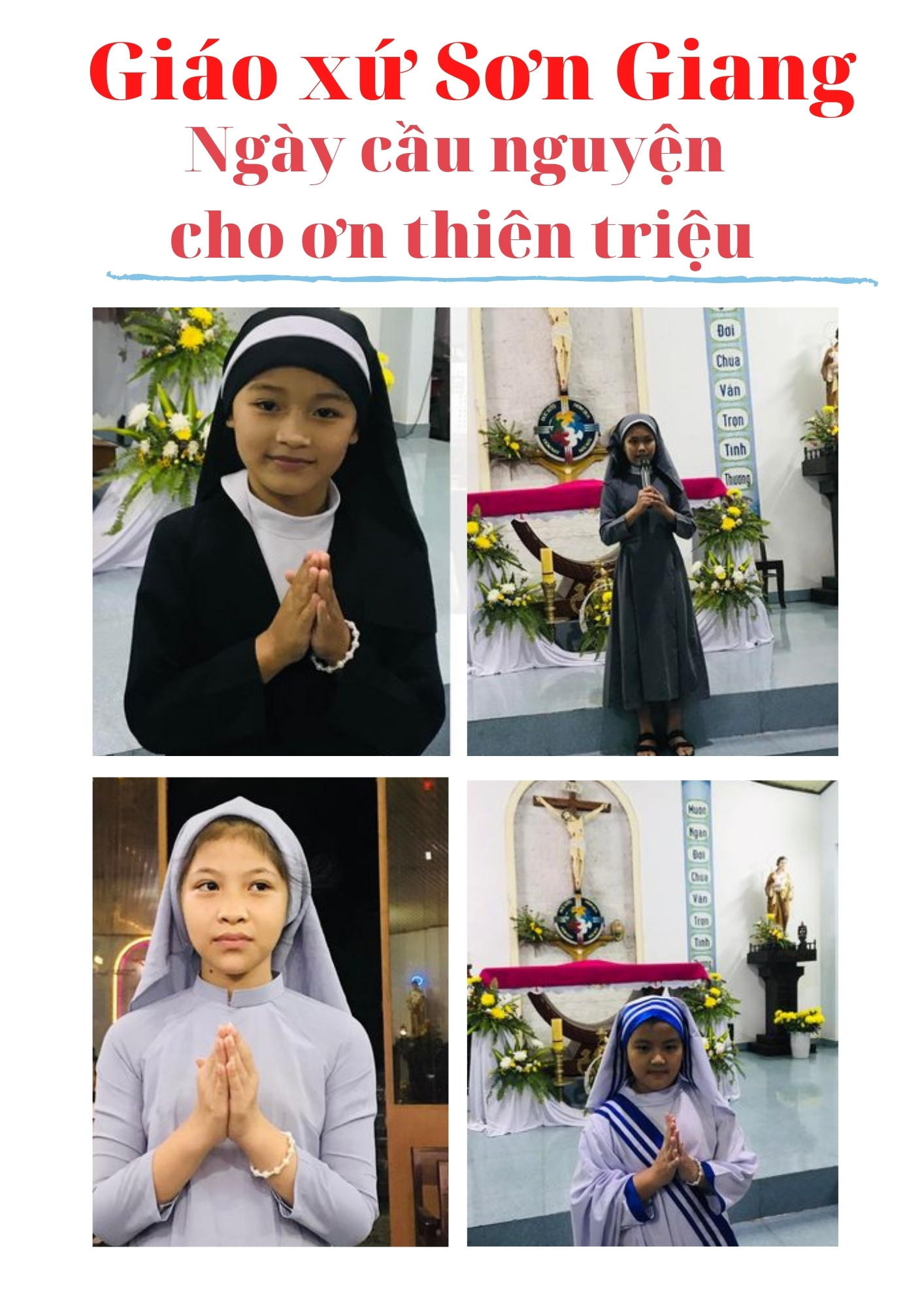 Giáo xứ Sơn Giang - Sắc màu dâng hiến