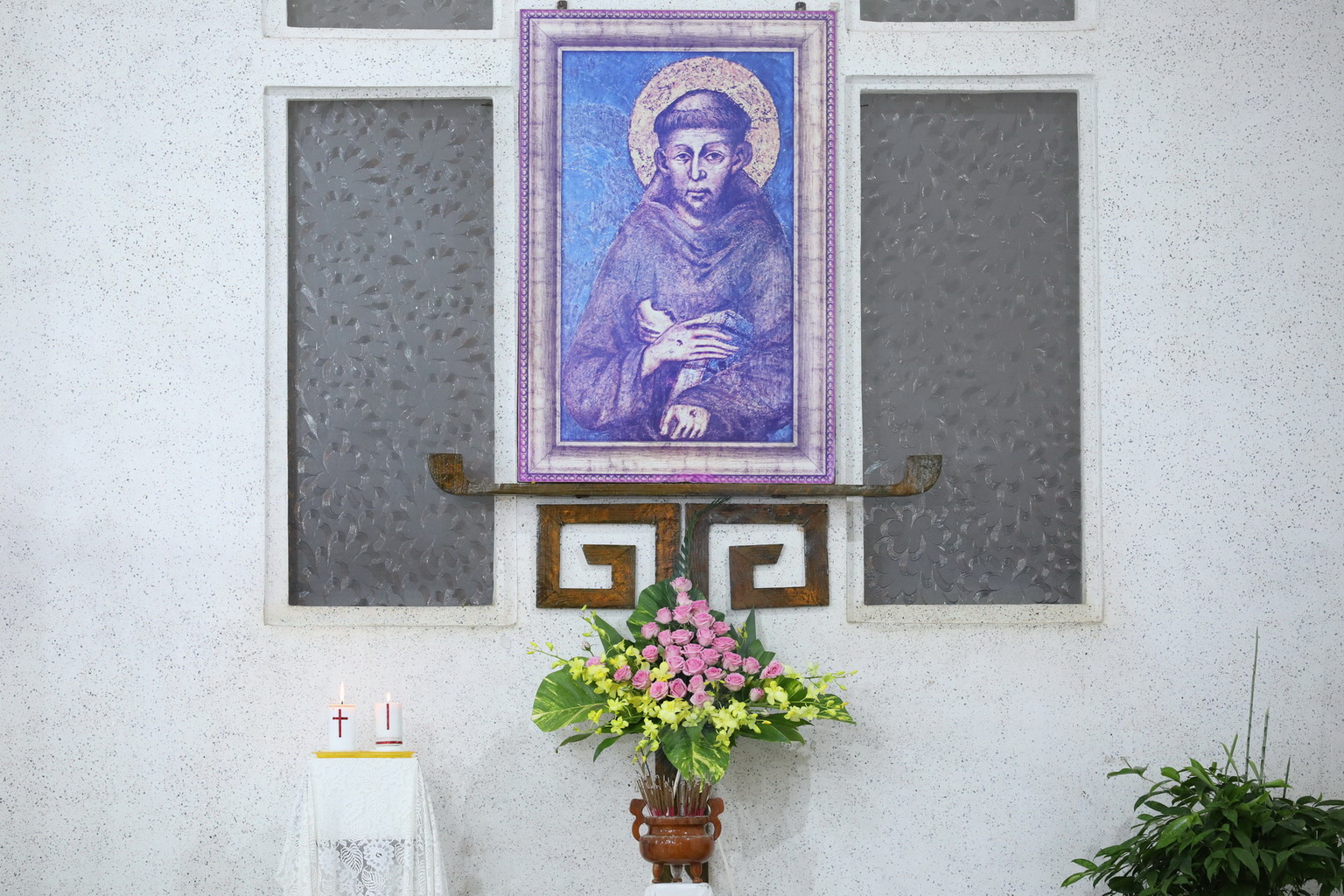 Nghi thức tưởng niệm giờ lâm chung của cha Thánh Phanxicô Assisi tại Cộng đoàn Phan Sinh Thừa Sai Đức Mẹ Qui Hòa