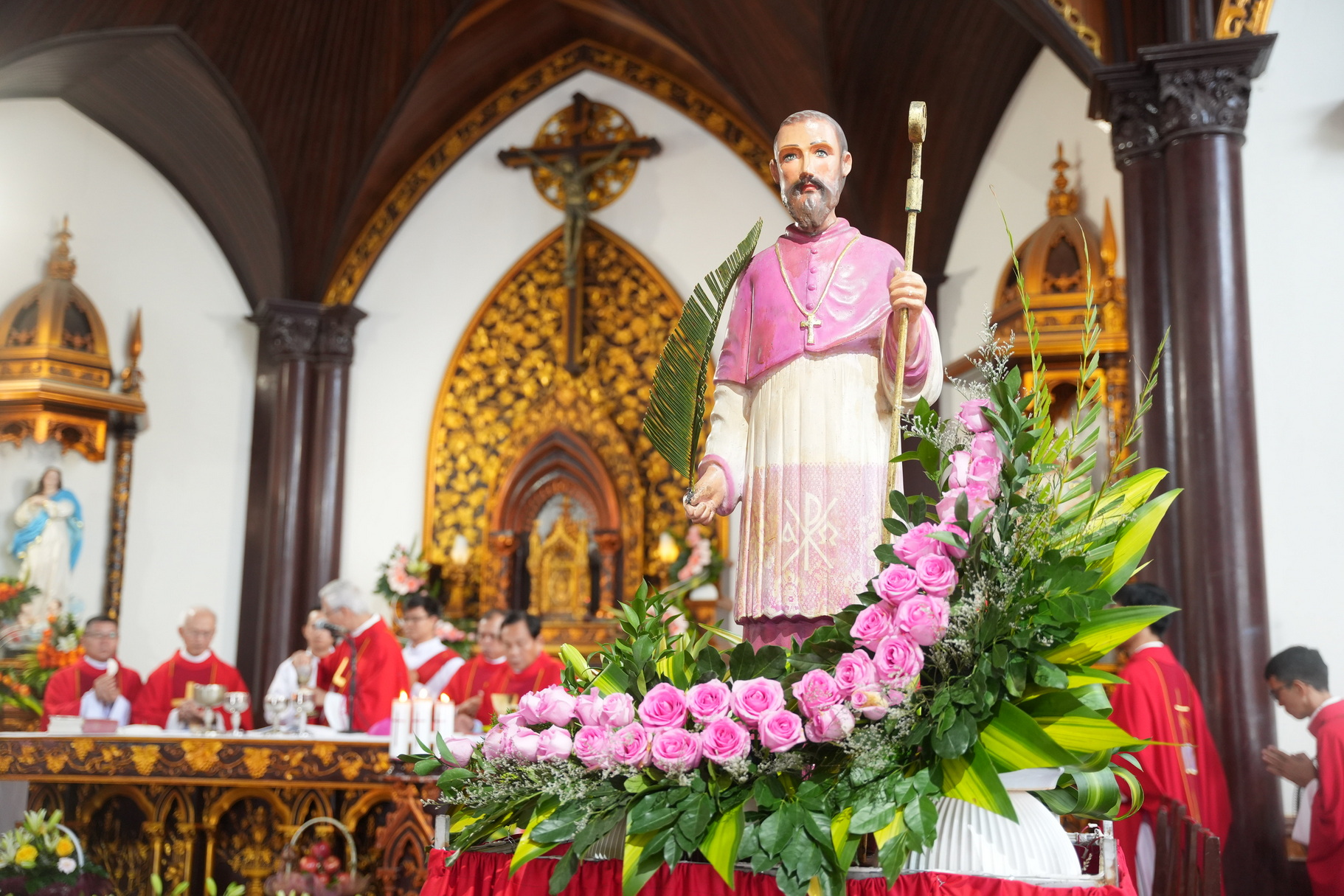 Thánh lễ kính trọng thể Thánh Stêphanô Thể tại Nhà thờ Giáo xứ Vĩnh Thạnh ngày 14 tháng 11 năm 2025