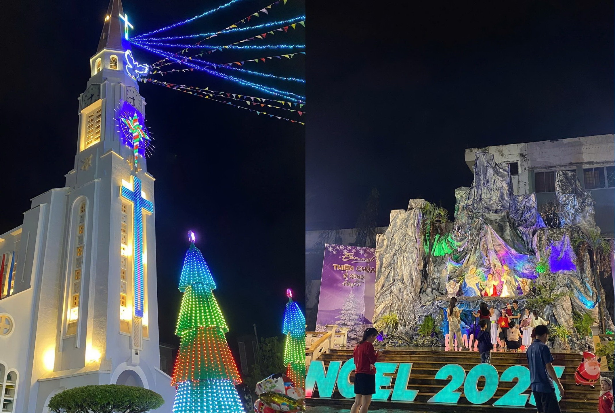 Một số hang đá Chúa Giáng Sinh của các giáo xứ và dòng tu sau bão lũ