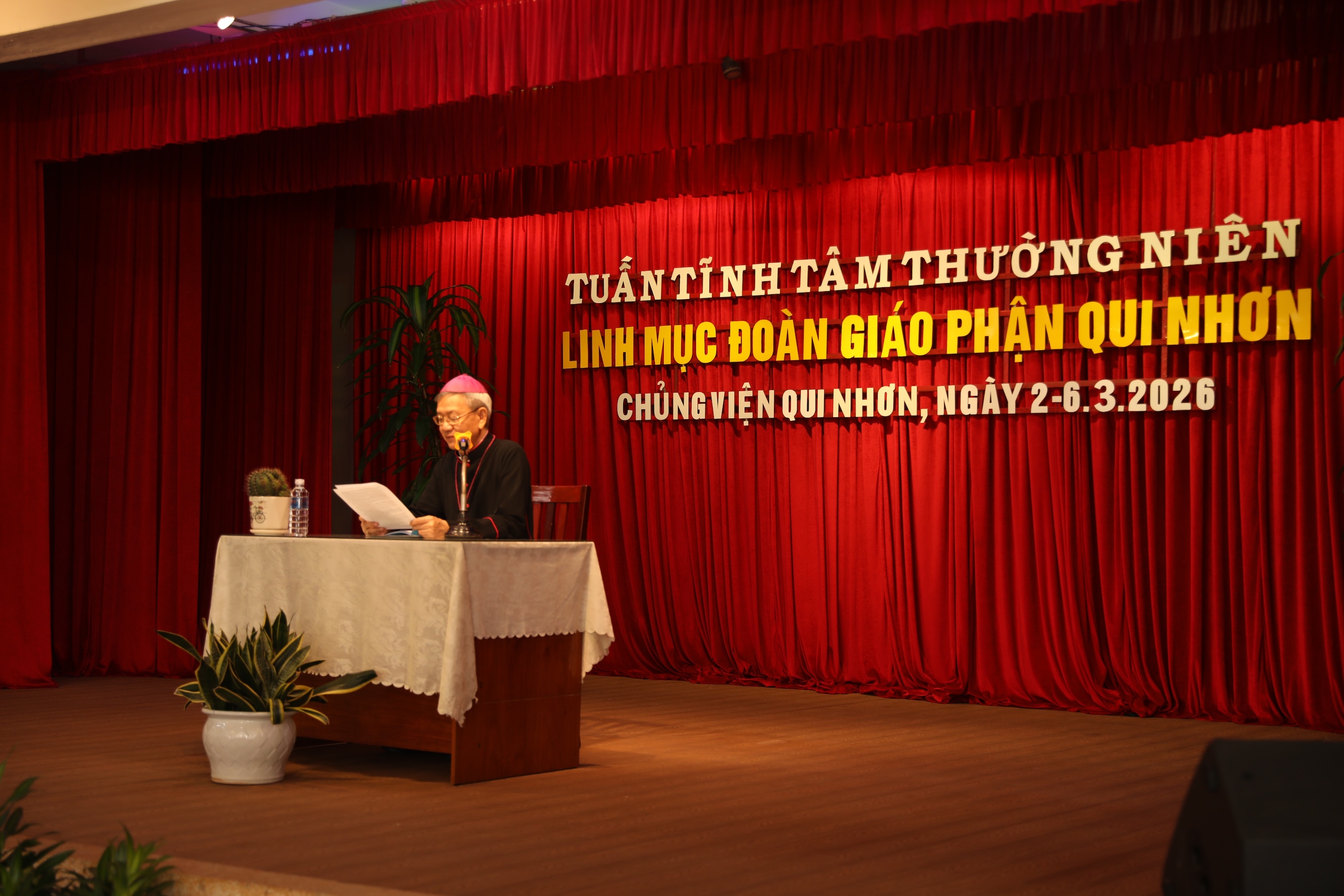 Tĩnh tâm Linh mục Giáo phận Qui Nhơn 2026 – Ngày 2 (03/03/2026): Sống gần Mẹ Maria