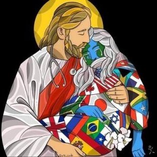 Corona victim and Jesus