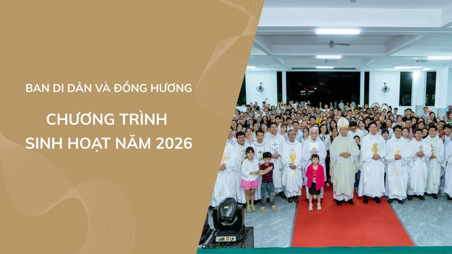 Chương trình sinh hoạt của Ban Mục vụ Di dân và Đồng hương Giáo phận Qui Nhơn năm 2026