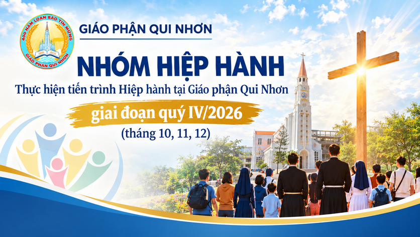 Hướng dẫn thực hiện tiến trình Hiệp hành tại Giáo phận Qui Nhơn giai đoạn quý IV/2026 (tháng 10, 11, 12)